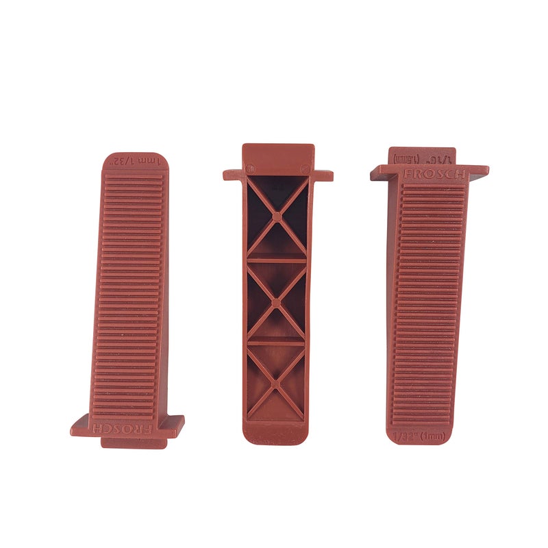 FROSCH Tile Leveling System Kit - 1/16" (1.5mm), 250 Clips & 100 Wedges - Image 2